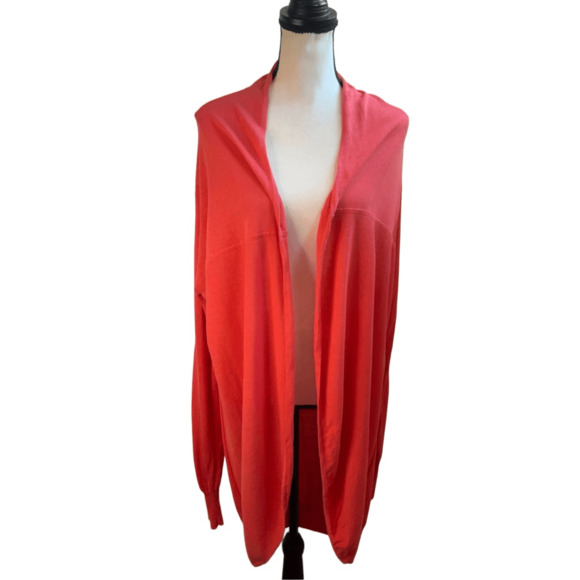 St. John Linen blend open front cardigan - Picture 3 of 11